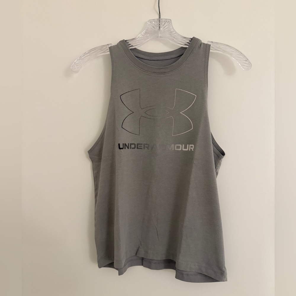 Under Armour Charcoal Sleeveless Top